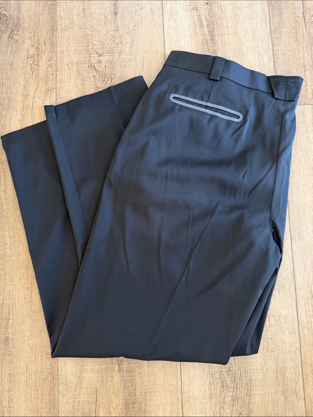 Slazenger Men's Black Dress Trousers with Contrast Welt